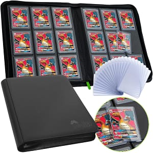 Toploader 9 Pocket Side-Loading Binder - Black