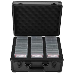 Graded Card Trading Case - 3 Row - Black/Black