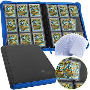 Toploader 9 Pocket Side-Loading Binder - Blue