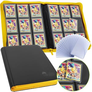 Toploader 9 Pocket Side-Loading Binder - Yellow