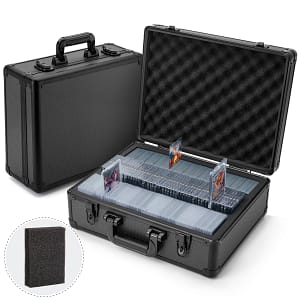 Toploader Trading Case - 3 Row - Black/Black