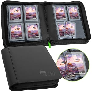 Toploader 4 Pocket Side-Loading Binder - Black