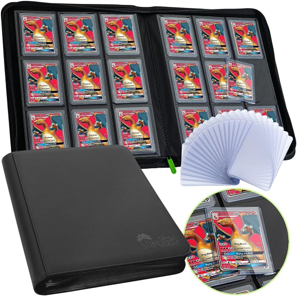 Toploader 9 Pocket Side-Loading Binder - Black