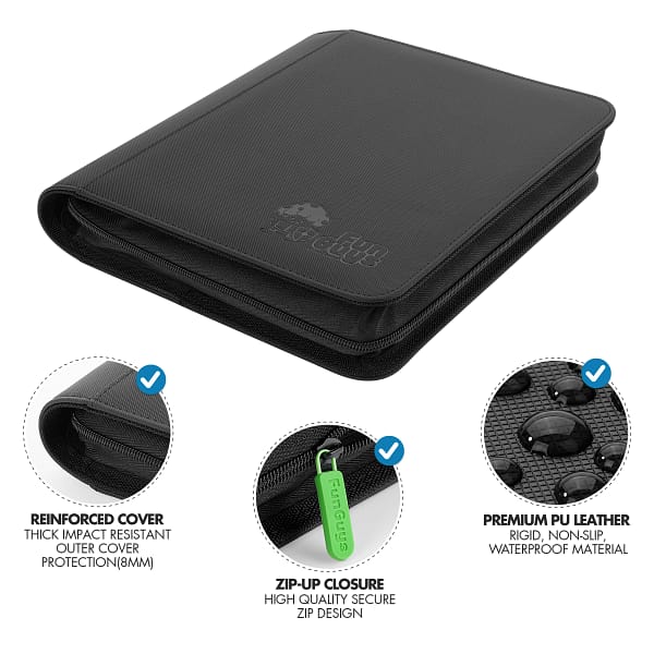 Toploader 4 Pocket Side-Loading Binder - Black - Image 4