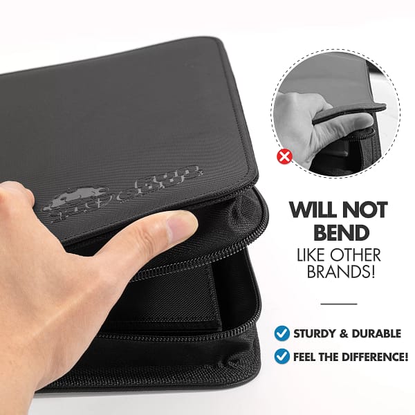 Toploader 4 Pocket Side-Loading Binder - Black - Image 7