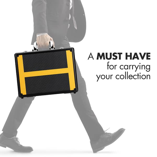 Toploader Trading Case - 3 Row - Black/Gold - Image 6