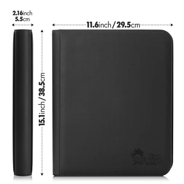 Toploader 9 Pocket SideLoading Binder Black Fun Guys