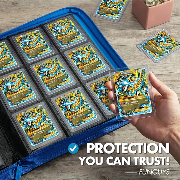 Smart Protector Toploader Binder (blu